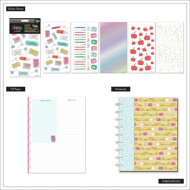 Happy Planner Pawsitive Notebook + Sticker Bundle