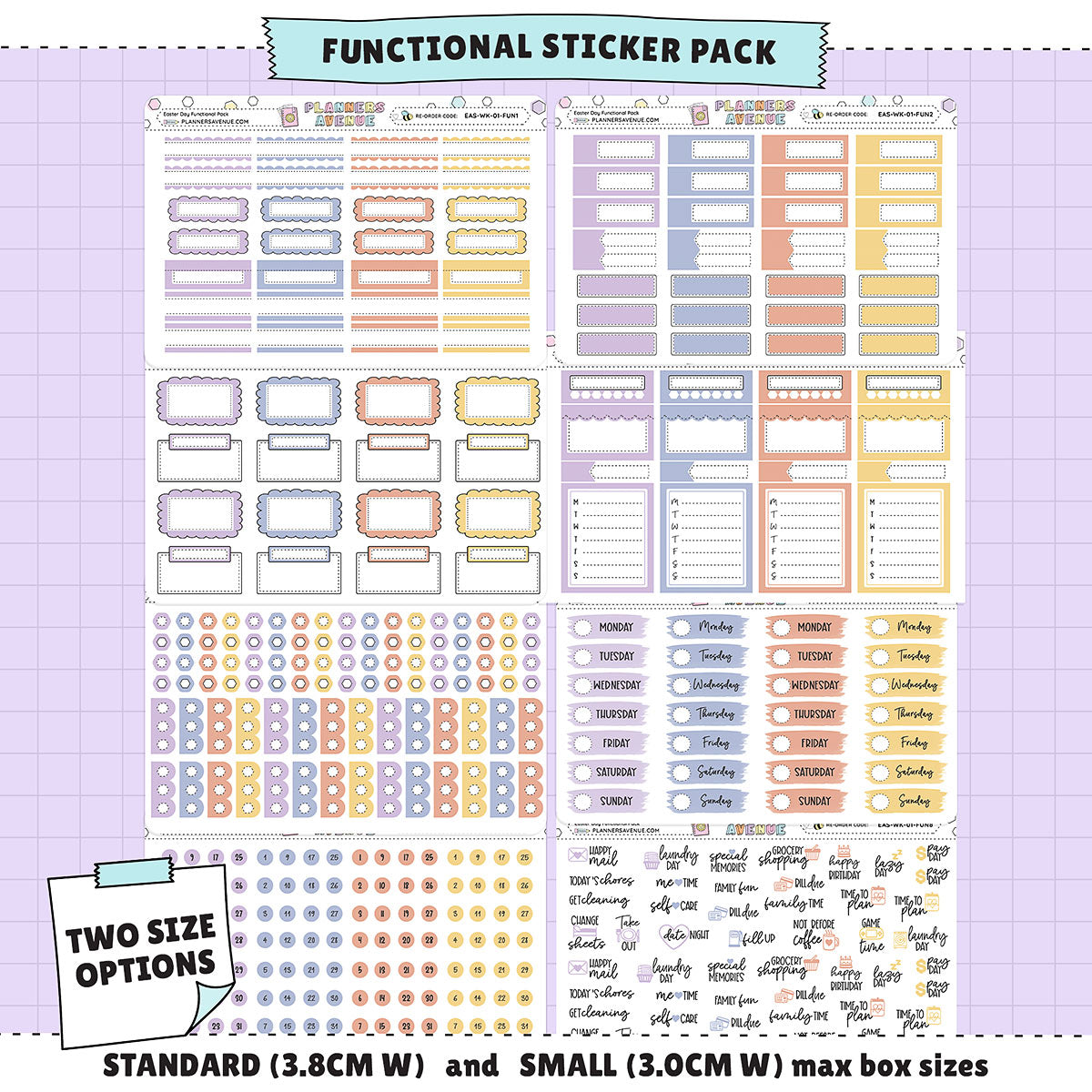 Easter Day Functional Sticker Kit