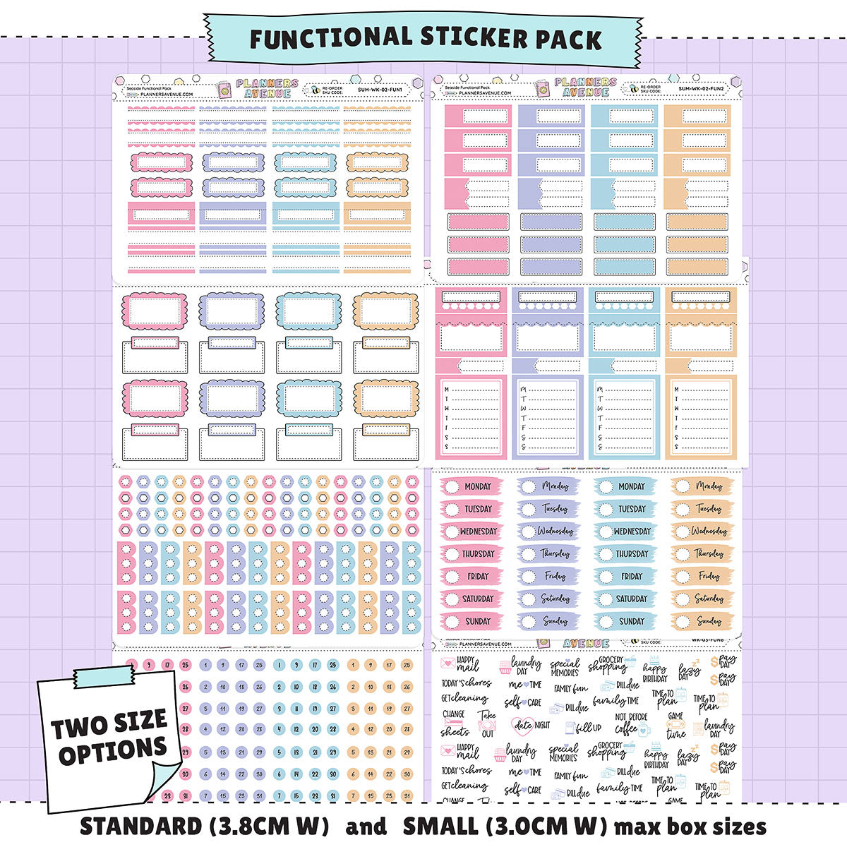 Seaside Functional Sticker Kit