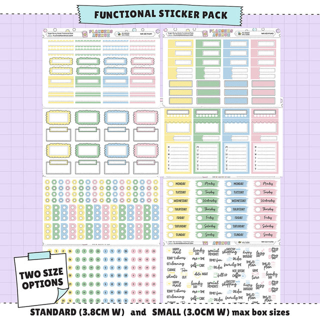 Sugar Bunny Functional Sticker Kit