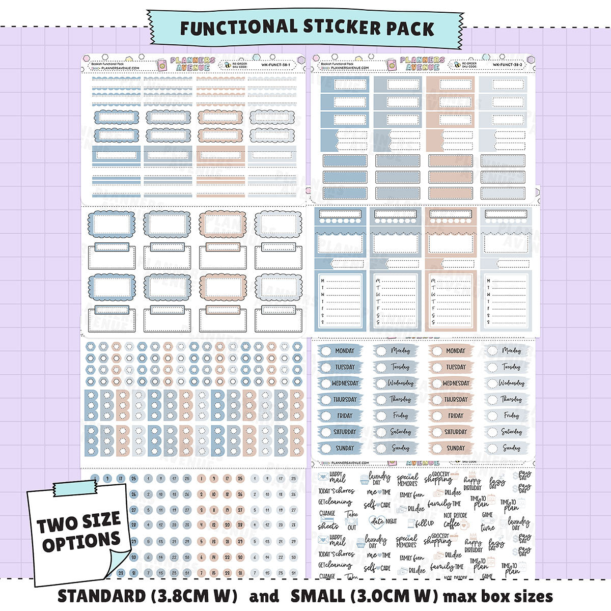 Bookish Functional Sticker Kit