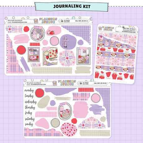 Berry Sweet Journaling Sticker Kit