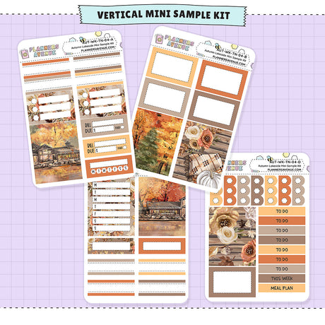 Autumn Lake Mini Sampler Weekly Sticker Foil Kit (ROSE GOLD FOIL)