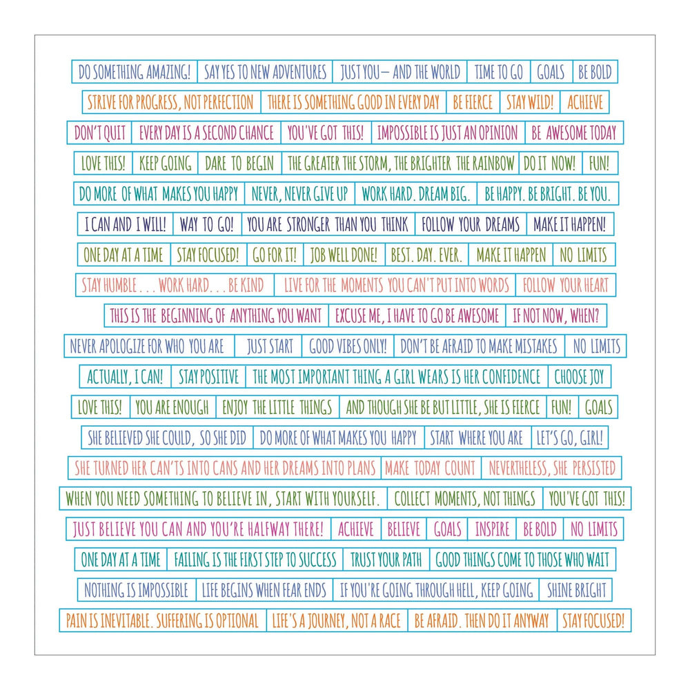 Whatever You Say Words Phrases Sticker Book - Over 1,200 Stickers