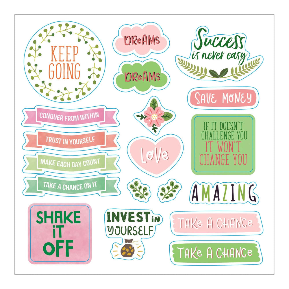 Whatever You Say Words Phrases Sticker Book - Over 1,200 Stickers