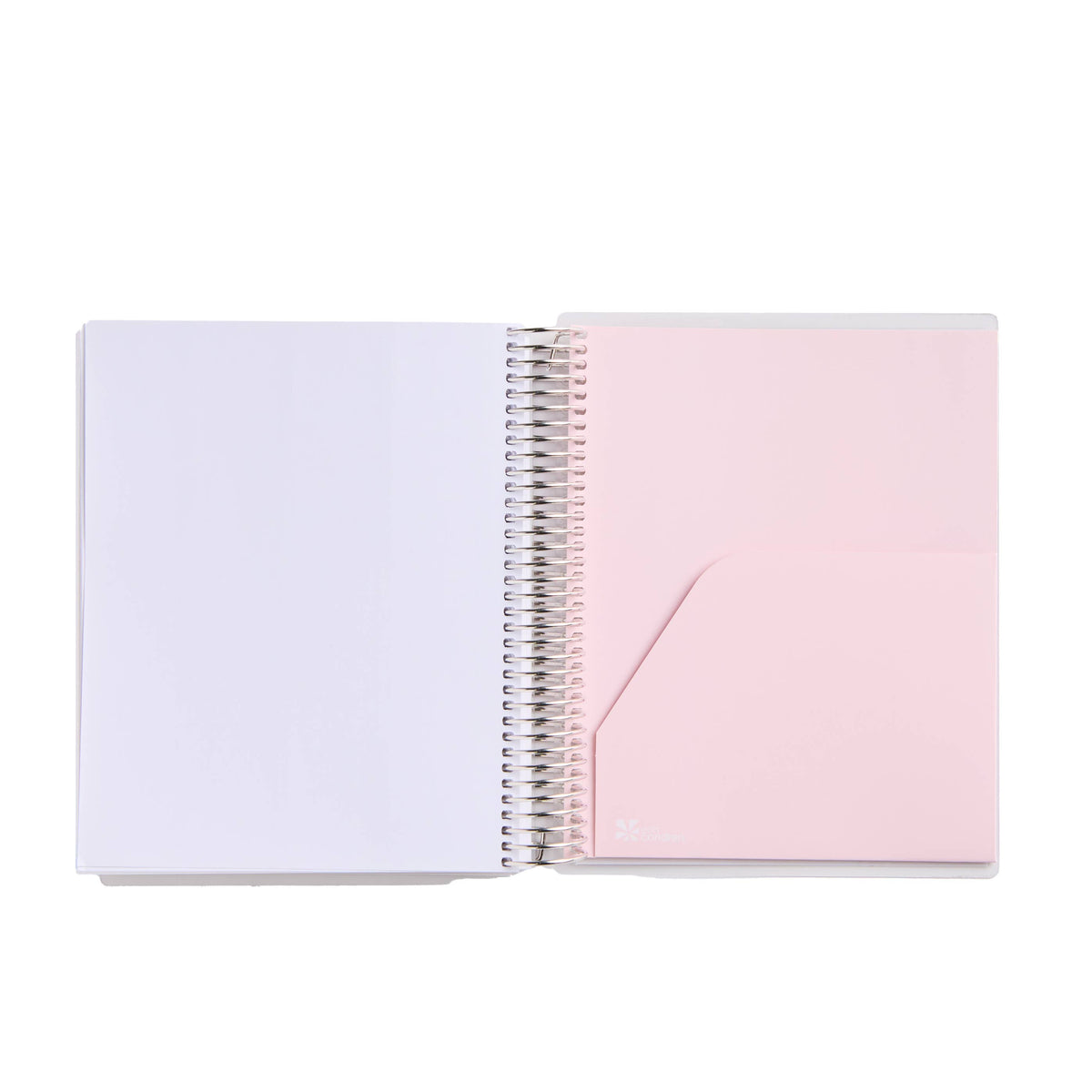 Erin Condren LifePlanner: Open planner showing its double-sided pocket folder