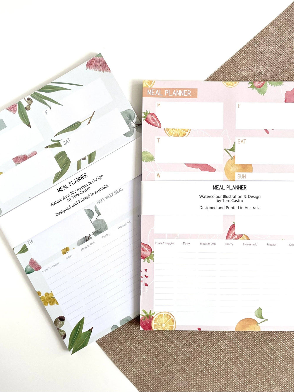Meal Plan Shopping List A4 Notepad