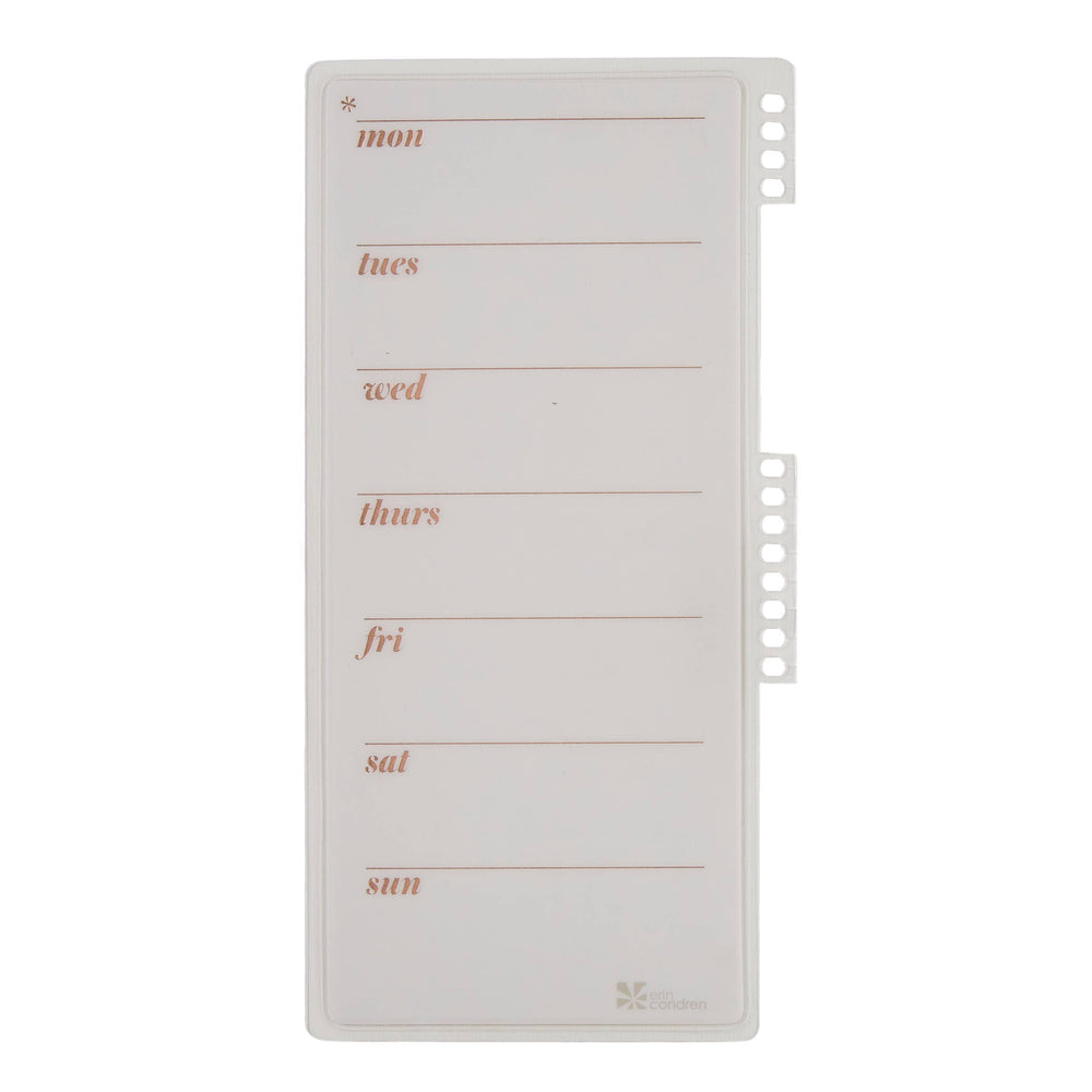 Erin Condren Canvas Asterisk To-Do List Dashboard - Snap-In