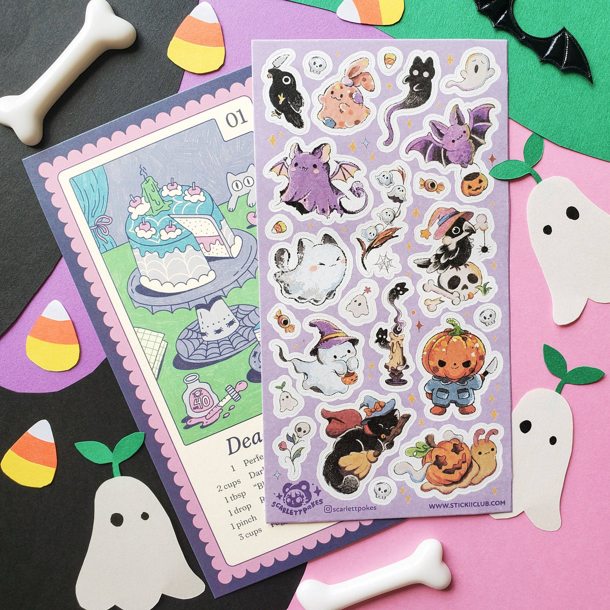 How to Feed Your Monsters 12-night STICKII Halloween advent calendar