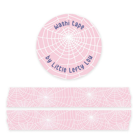 Spiderweb Pink Washi Tape
