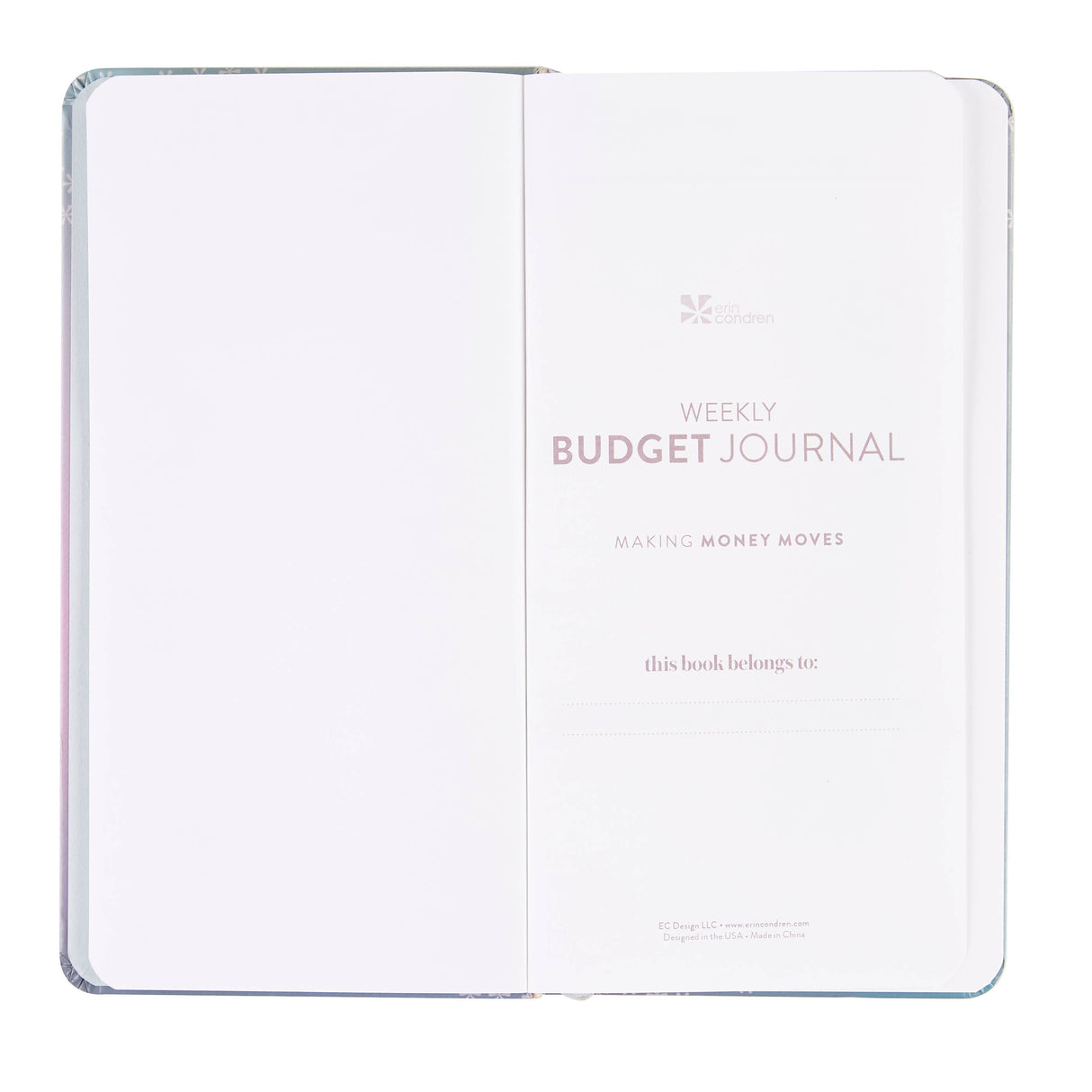Erin Condren Weekly Budget Notebook