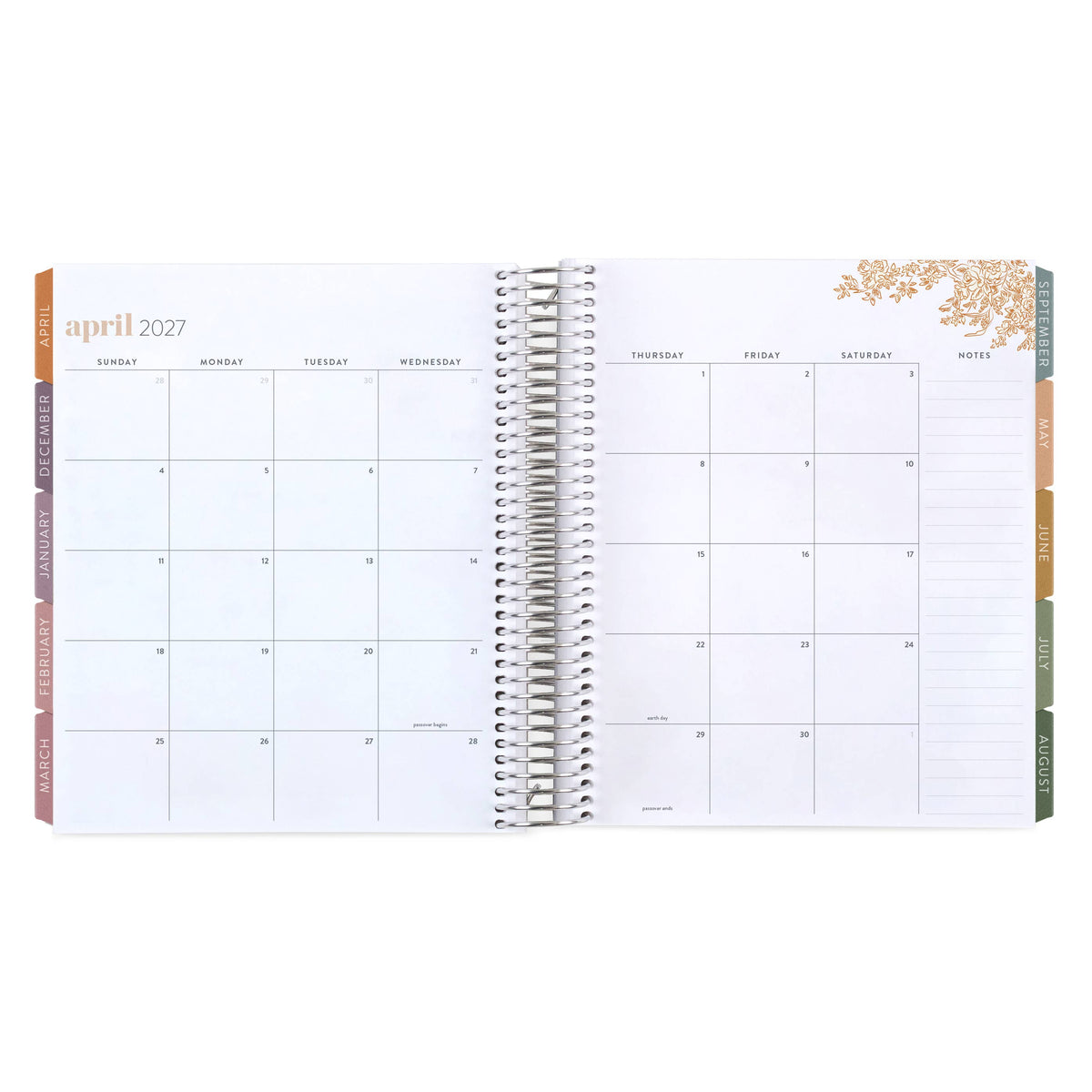 Erin Condren LifePlanner: Two-page monthly calendar spread