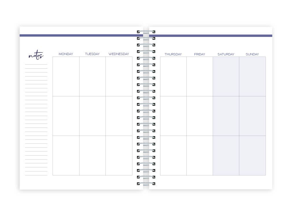 Undated Sun Moon Celestial Planner