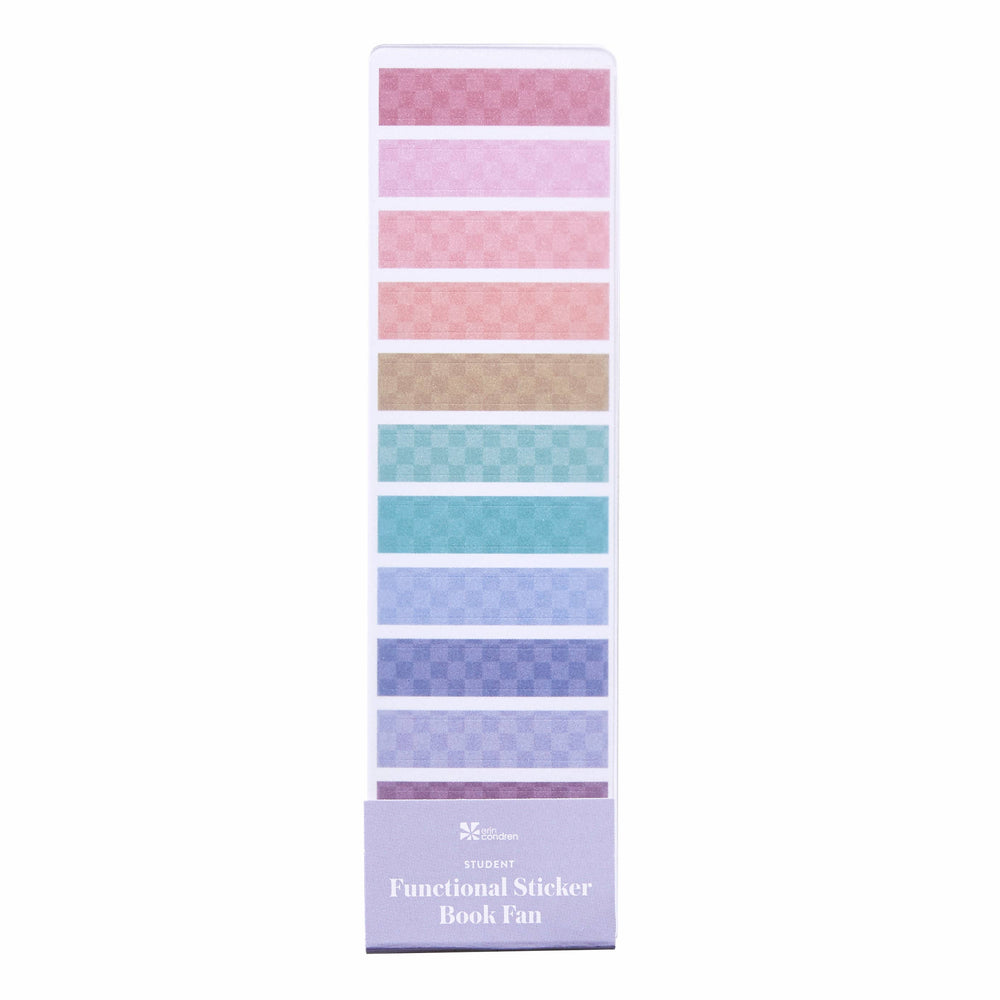 Erin Condren Functional Sticker Book Fan - Student