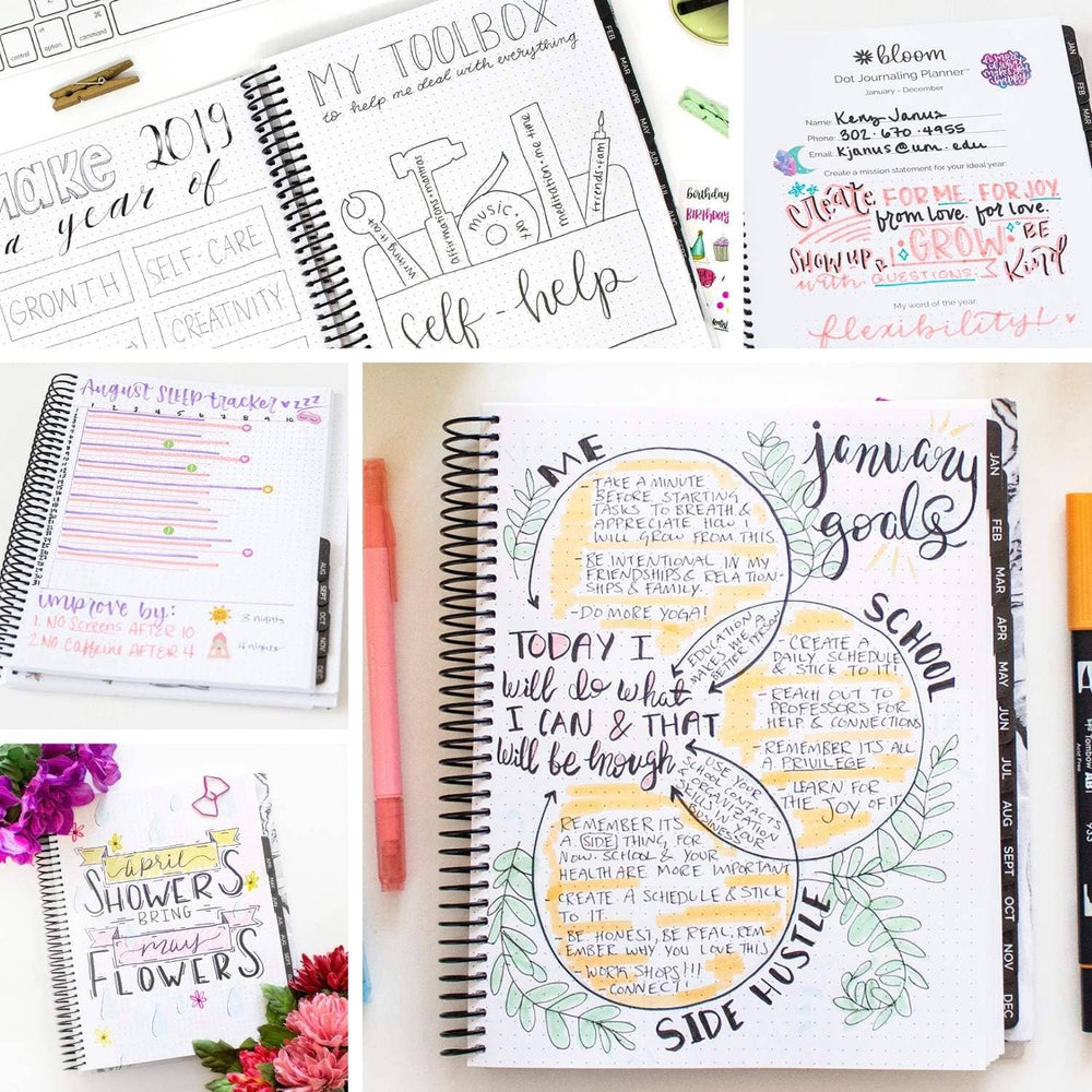 Undated Dot Journaling Planner - Bloom Daily Planners