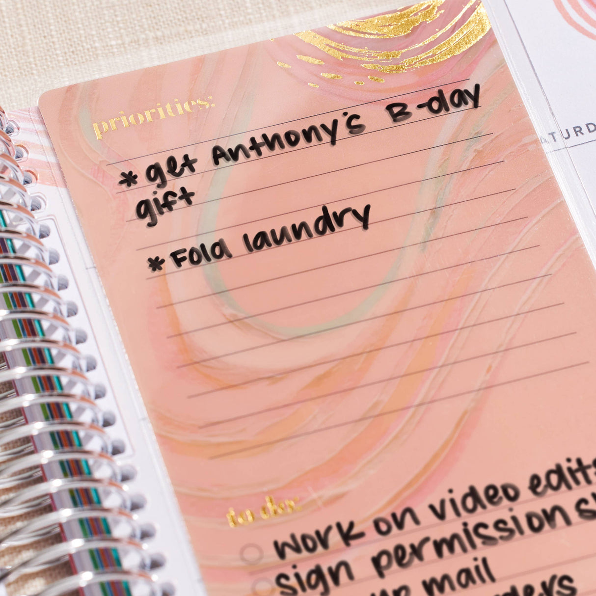Erin Condren Evolve To-Do List Dashboard - Snap-In