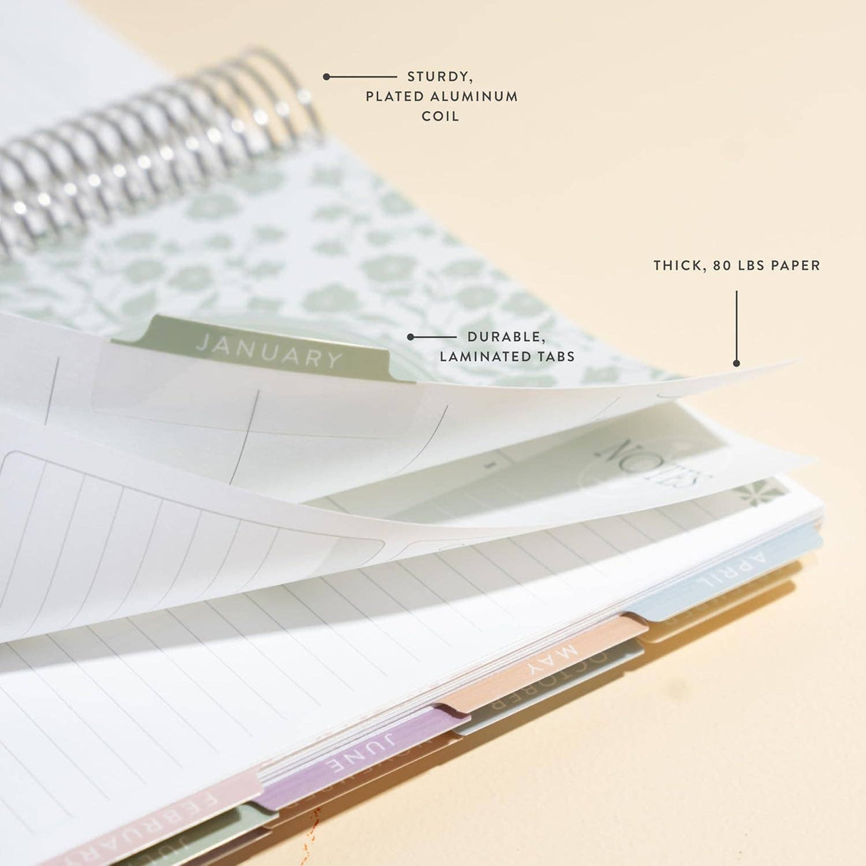 Erin Condren 7x9 Bouquet Daily Duo Planner - 12-month Dated 2026 Jan - Dec