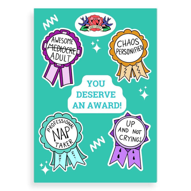 You Deserve An Award Sticker Sheet