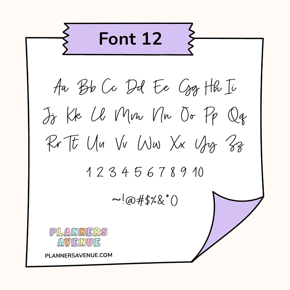 Custom Tiny Text Planner Stickers | Single Line