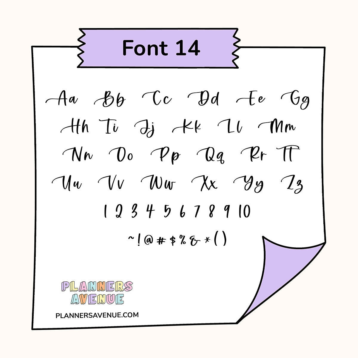 Custom Tiny Text Planner Stickers | Single Line