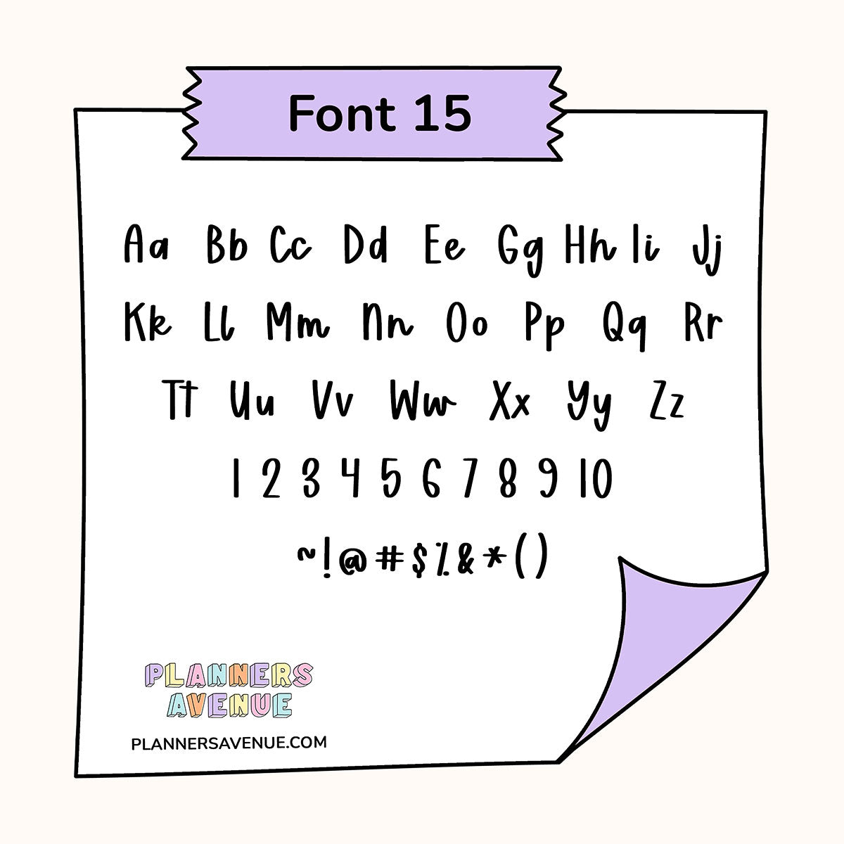 Custom Tiny Text Planner Stickers | Single Line