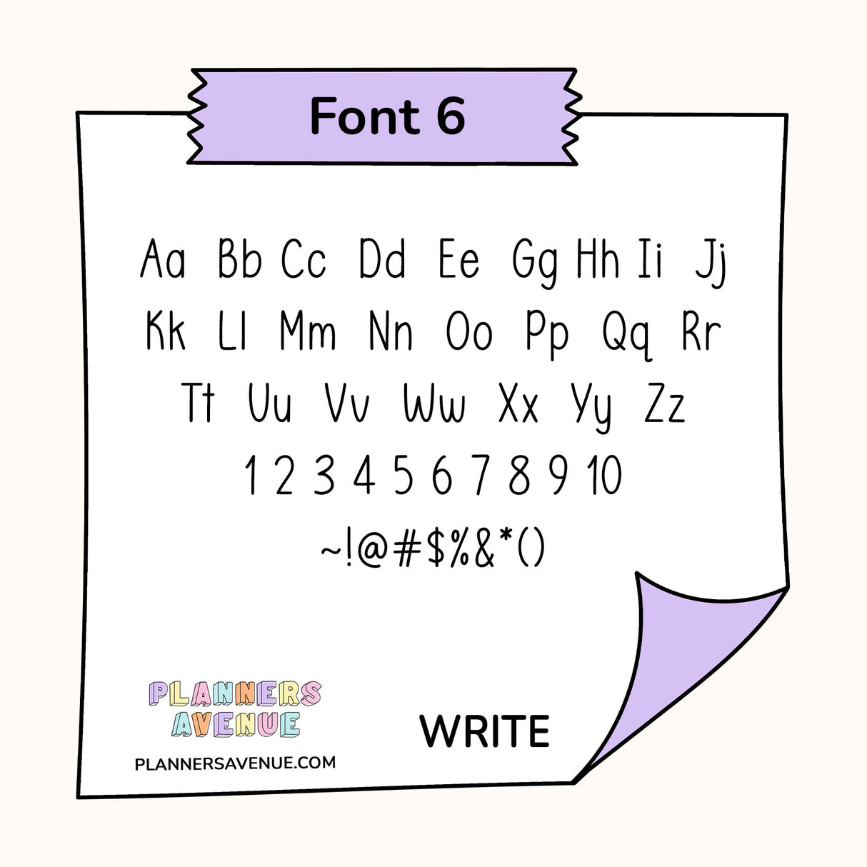 Custom Tiny Text Planner Stickers | Single Line