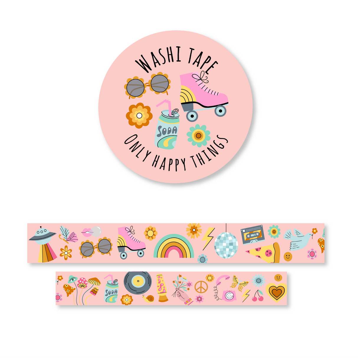 Retro Vibes Washi Tape
