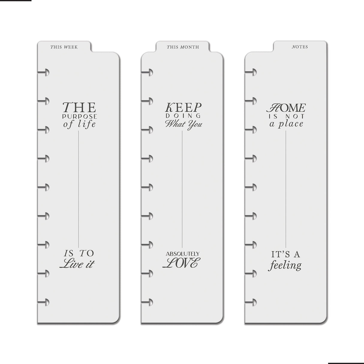 Happy Planner Work Life Signature CLASSIC Bookmarks details