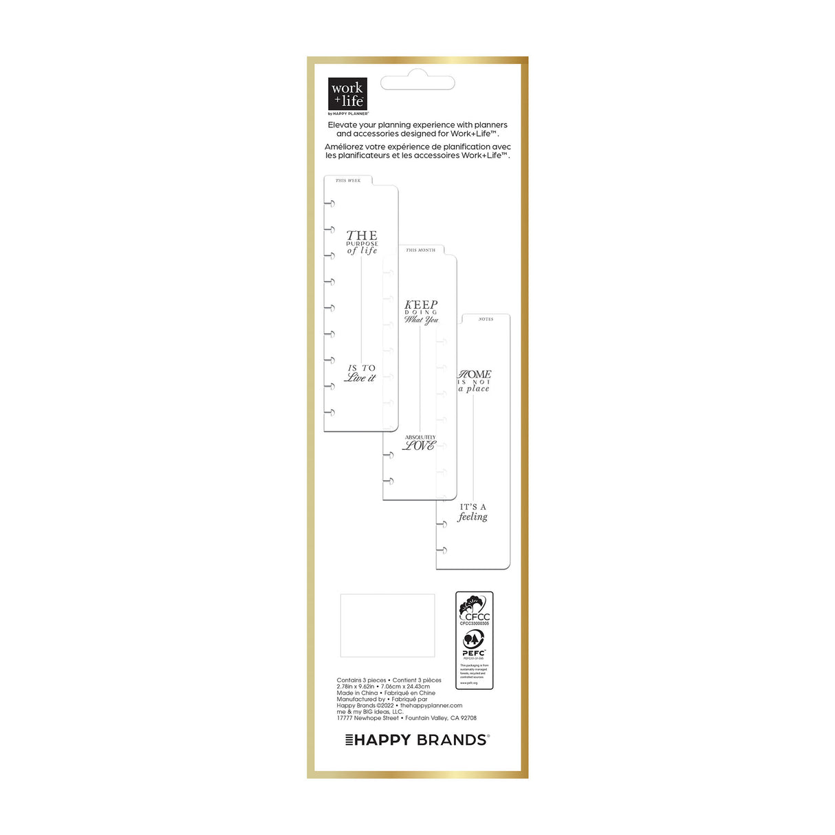 Happy Planner Work Life Signature CLASSIC Bookmarks