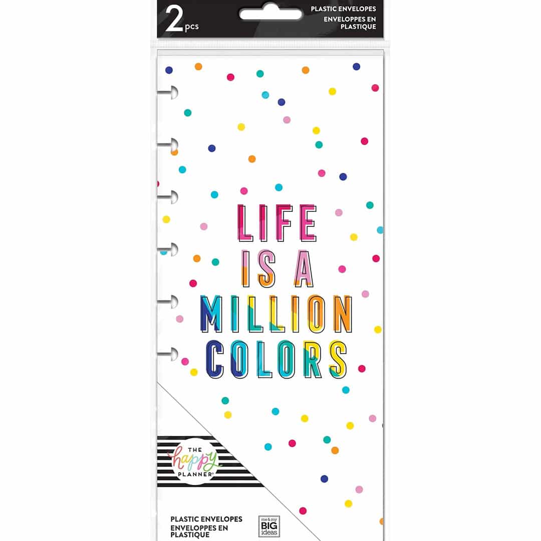AECH2-002-Happy Planner-Classic-Snap In Envelopes - Rainbow