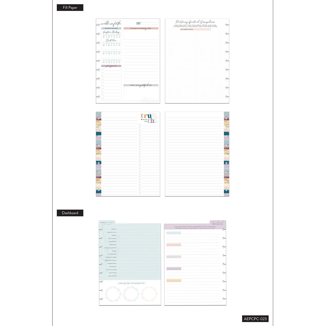 Happy Planner Classic Simple Faith Planner Companion