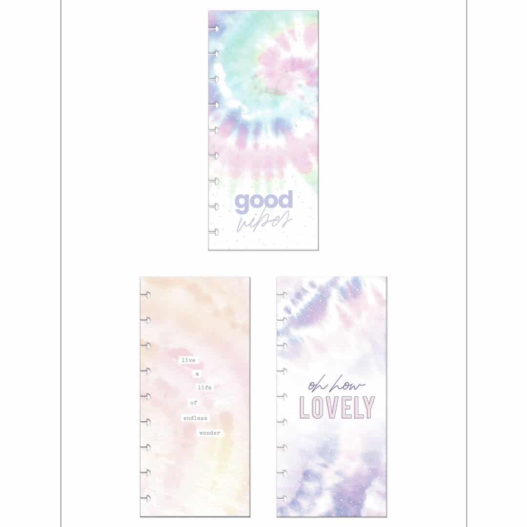 Happy Planner Classic Pastel Tie-Dye Snap In Envelopes