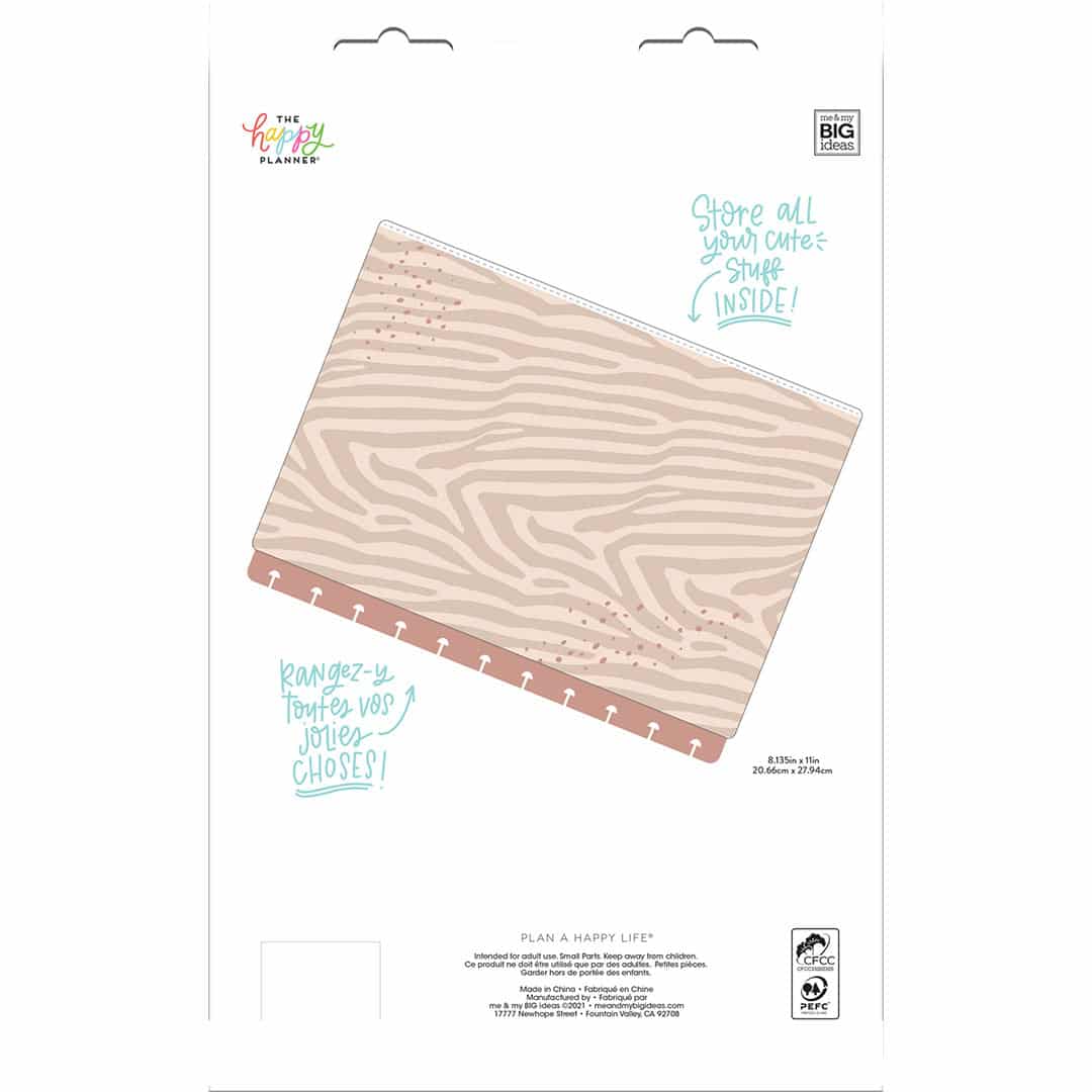 Happy Planner Neutral Big Snap In Pen Pouch