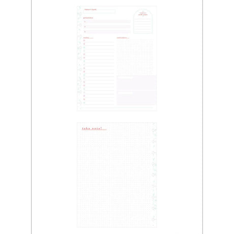 Happy Planner Classic Pastel Daily Fill Paper