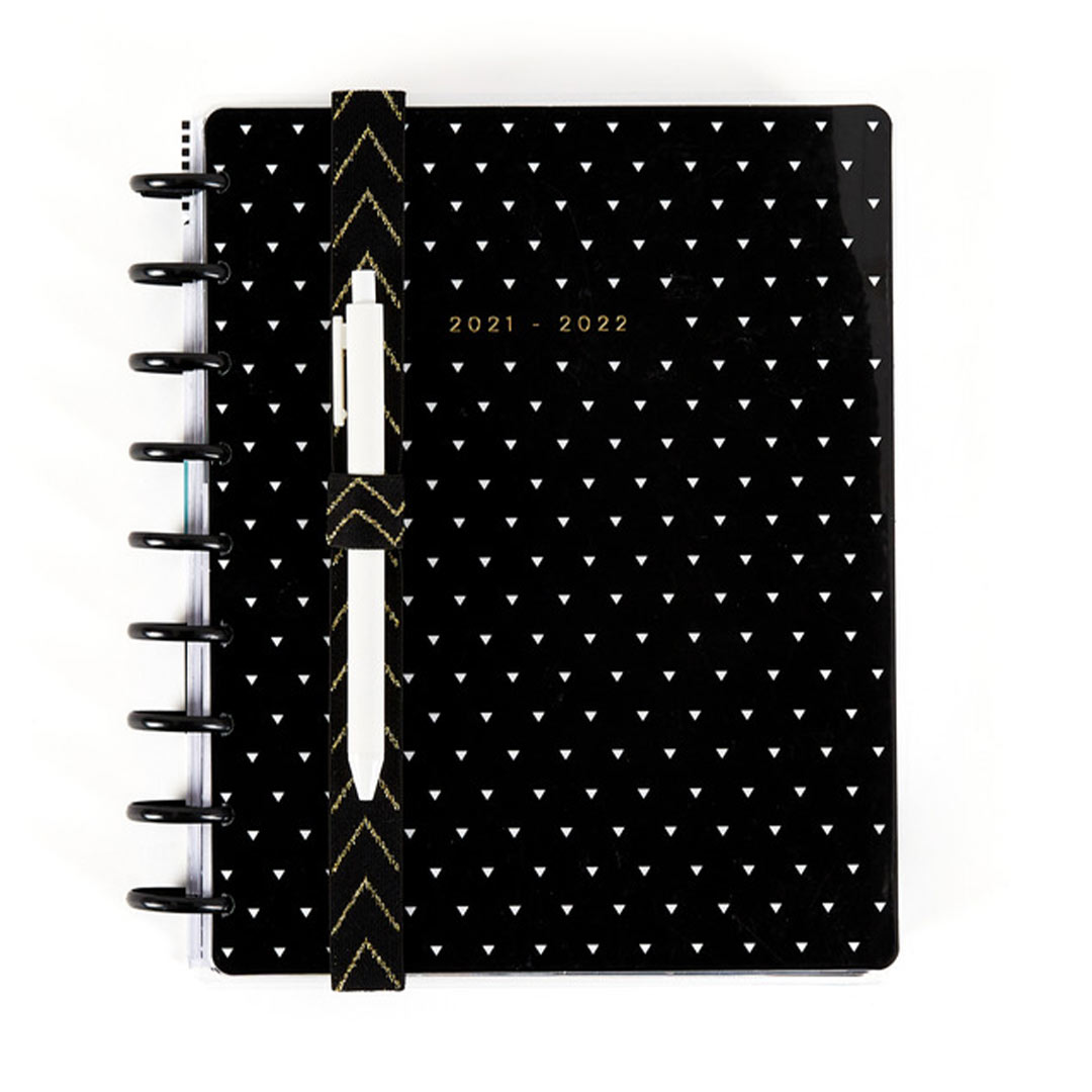 Happy Planner B&W Neutral Elastic Band Pen Holder