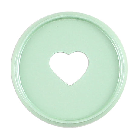 Happy Planner Sea Glass Pearl Powder Medium Metal Disc close up