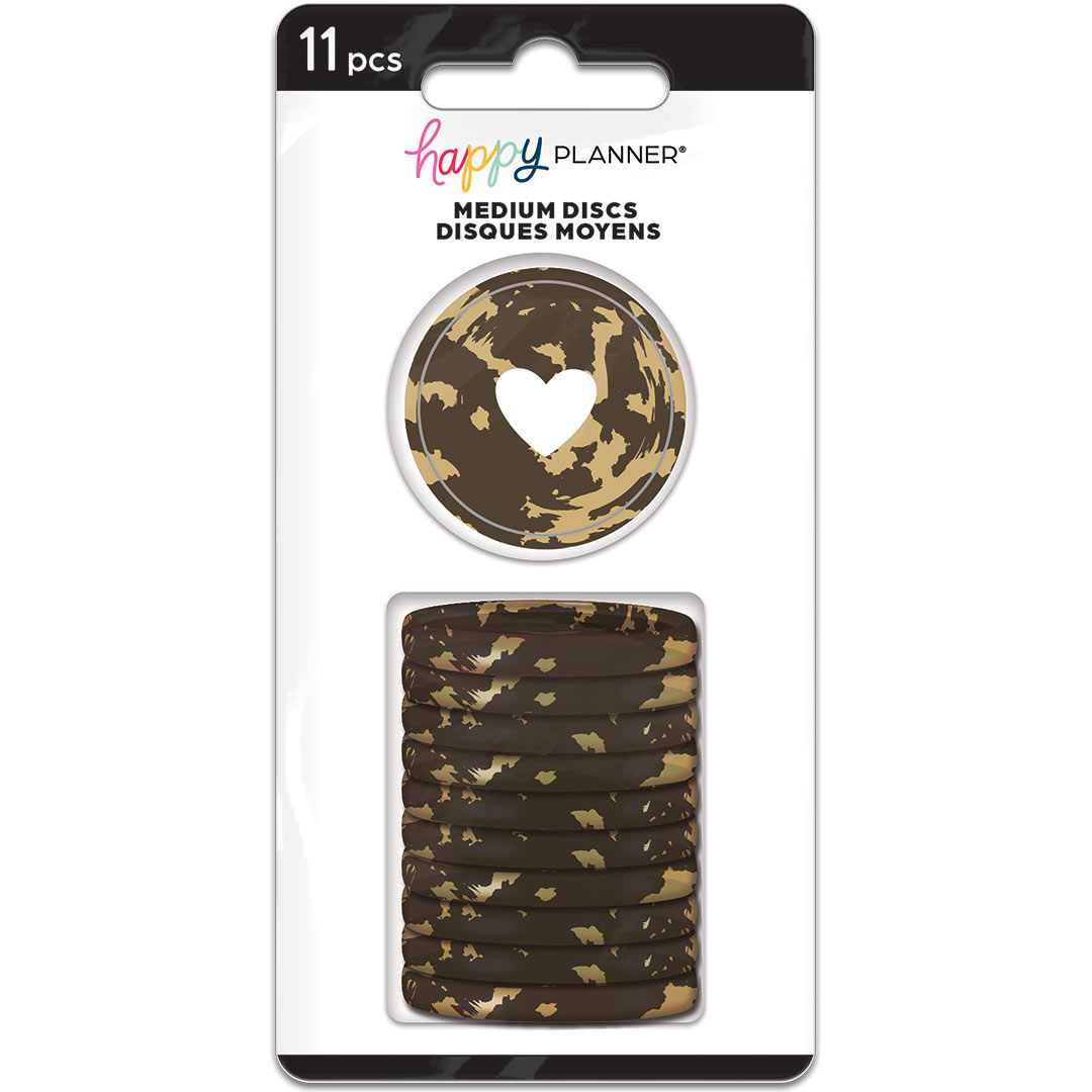 Happy Planner Glossy Tortoise Medium Plastic Discs