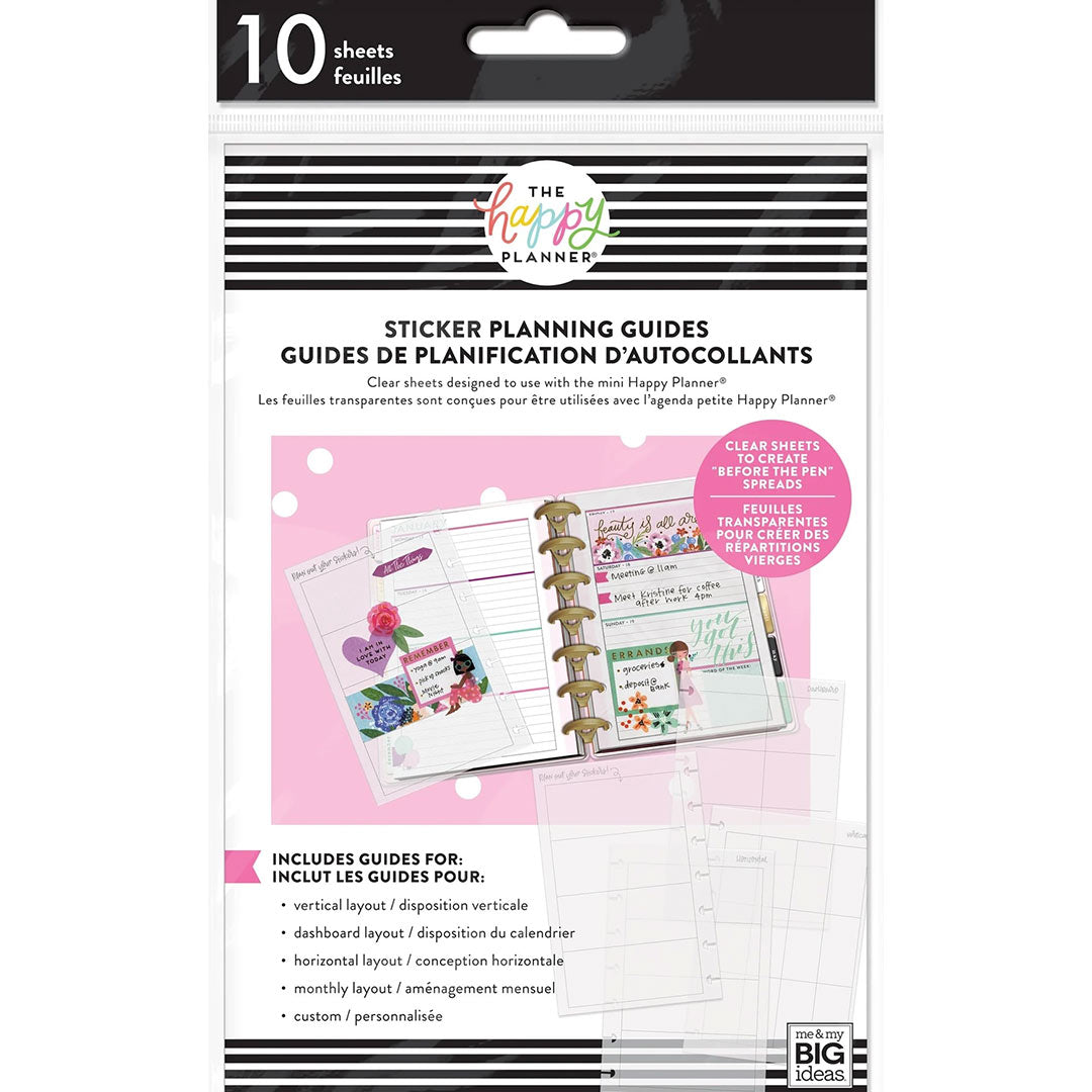 APM5-001-Happy Planner-Mini-Clear Sticker Planning Guide