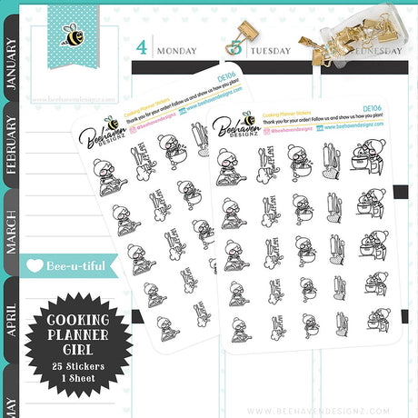 Cooking Planner Stickers