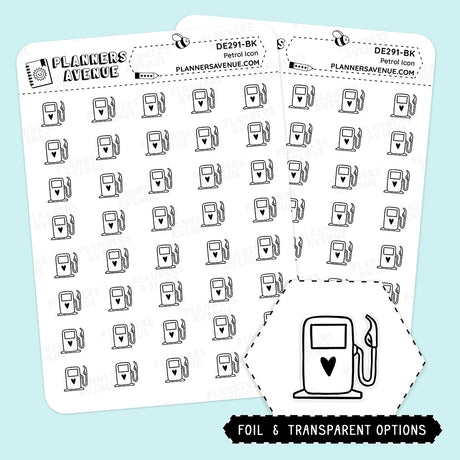 Foiled Fuel Mini Icon Stickers