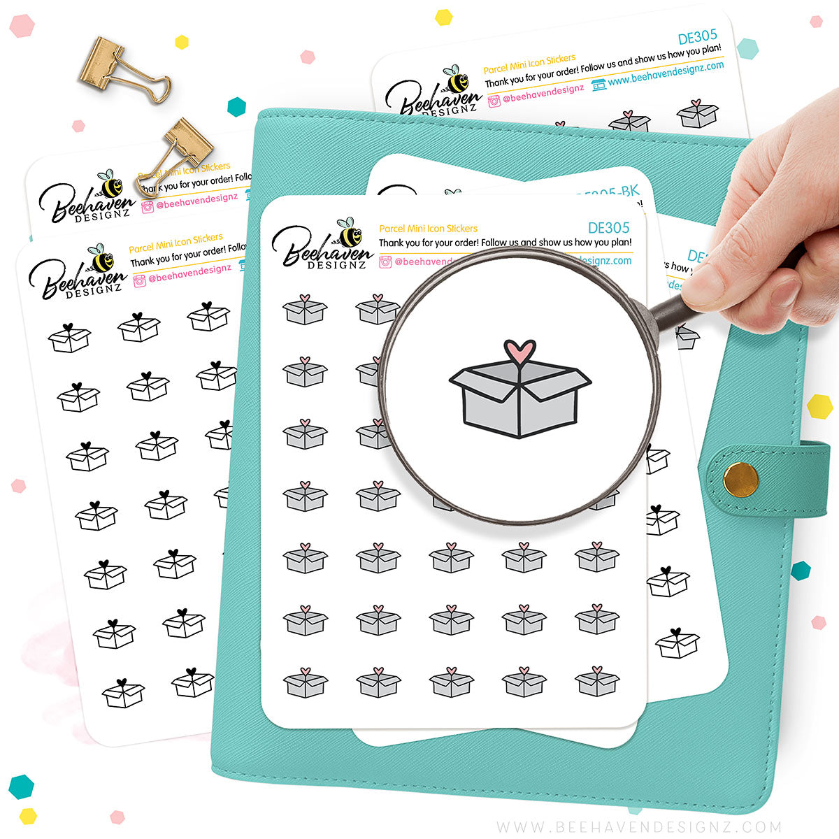 Parcel Mini Icons Stickers