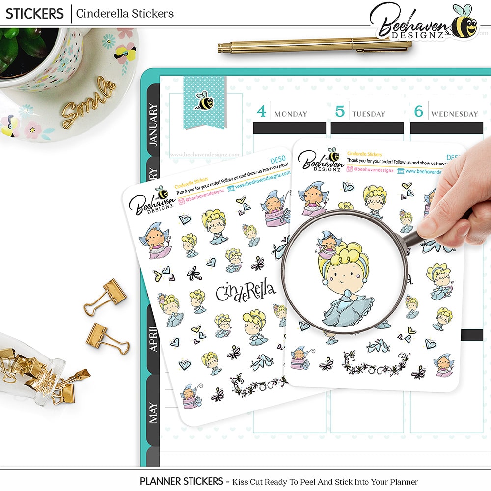Cinderella Stickers