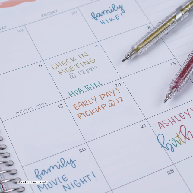 LAST STOCK!! Erin Condren Metallic Gel Pen Set