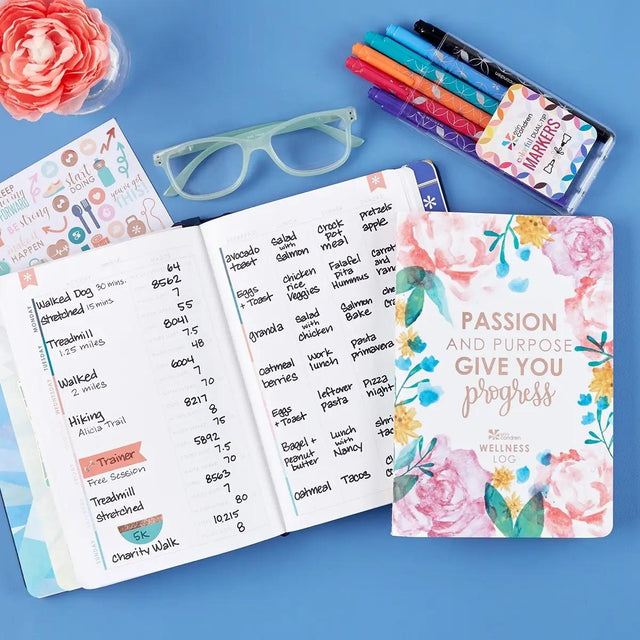 Erin Condren Wellness Watercolour Bloom Petite Planner