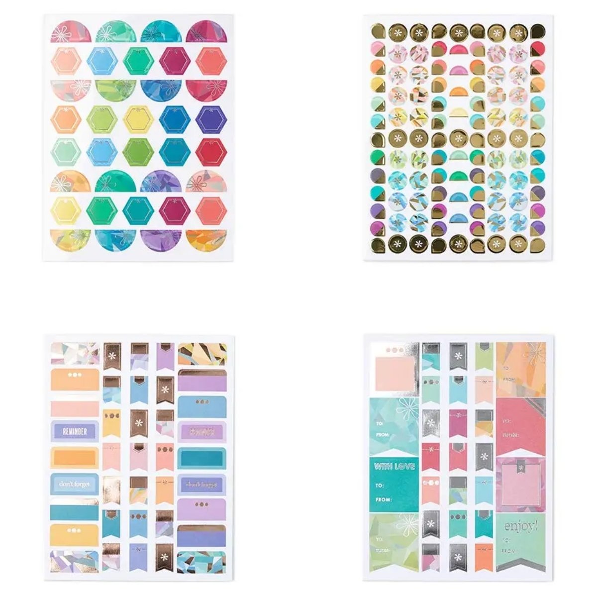 Erin Condren Kaleidoscope Classic Sticker Book