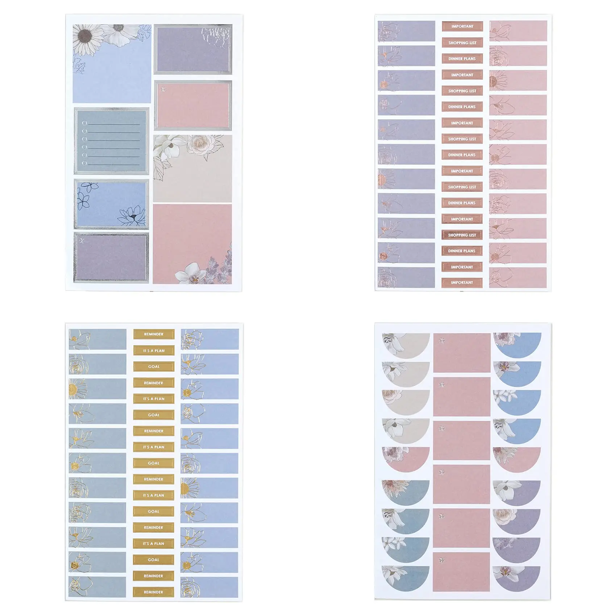 Erin Condren Flora Sticker Book