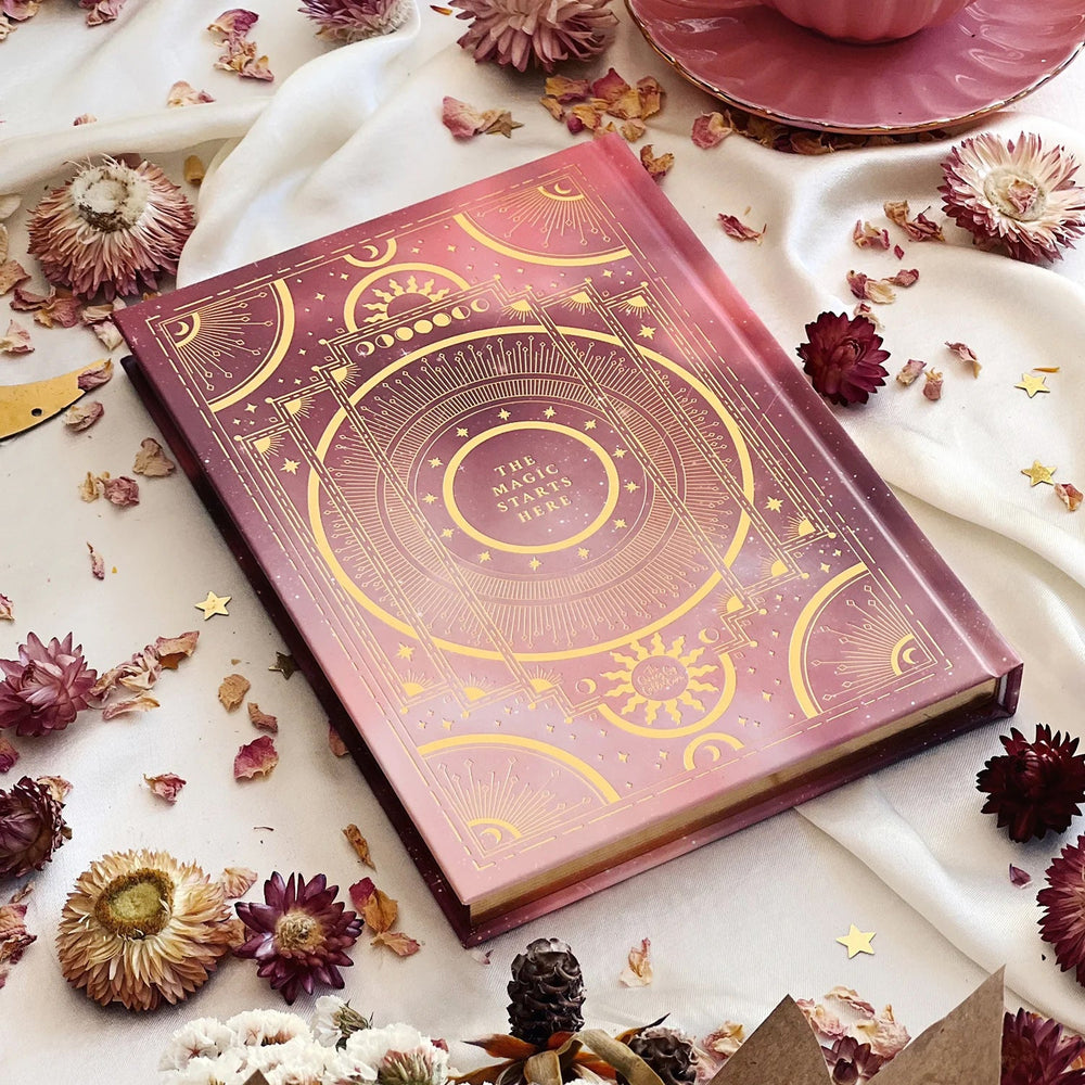 Quirky Cup Collective Le Soleil Journal with dotted pages
