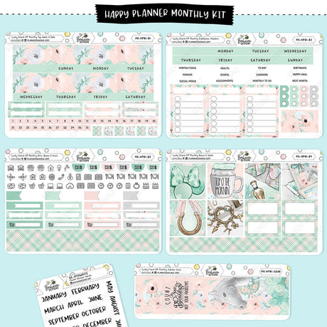 Lucky Charm Happy Planner Monthly Kit