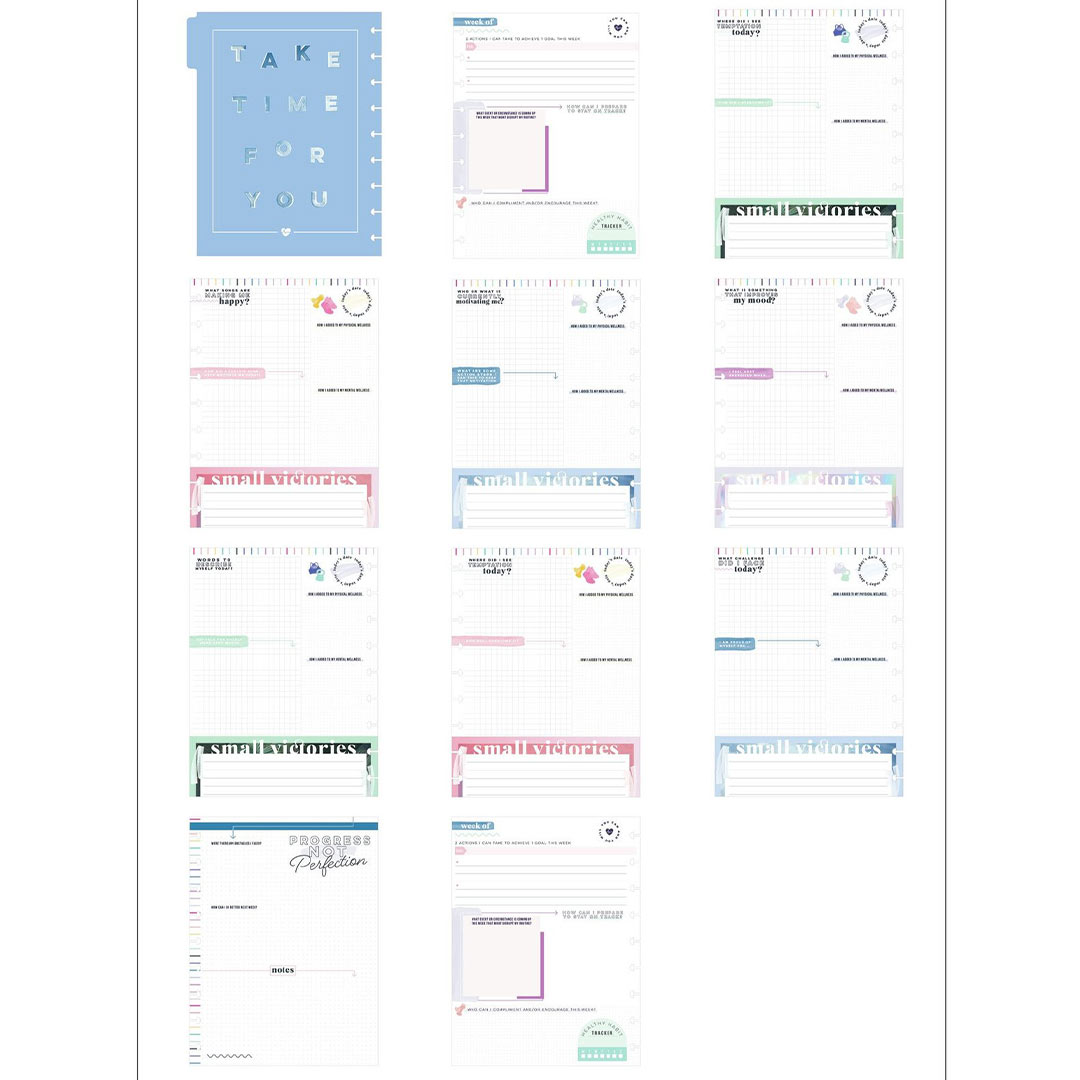 Happy Planner Classic Take Time Fitness Guided Journal