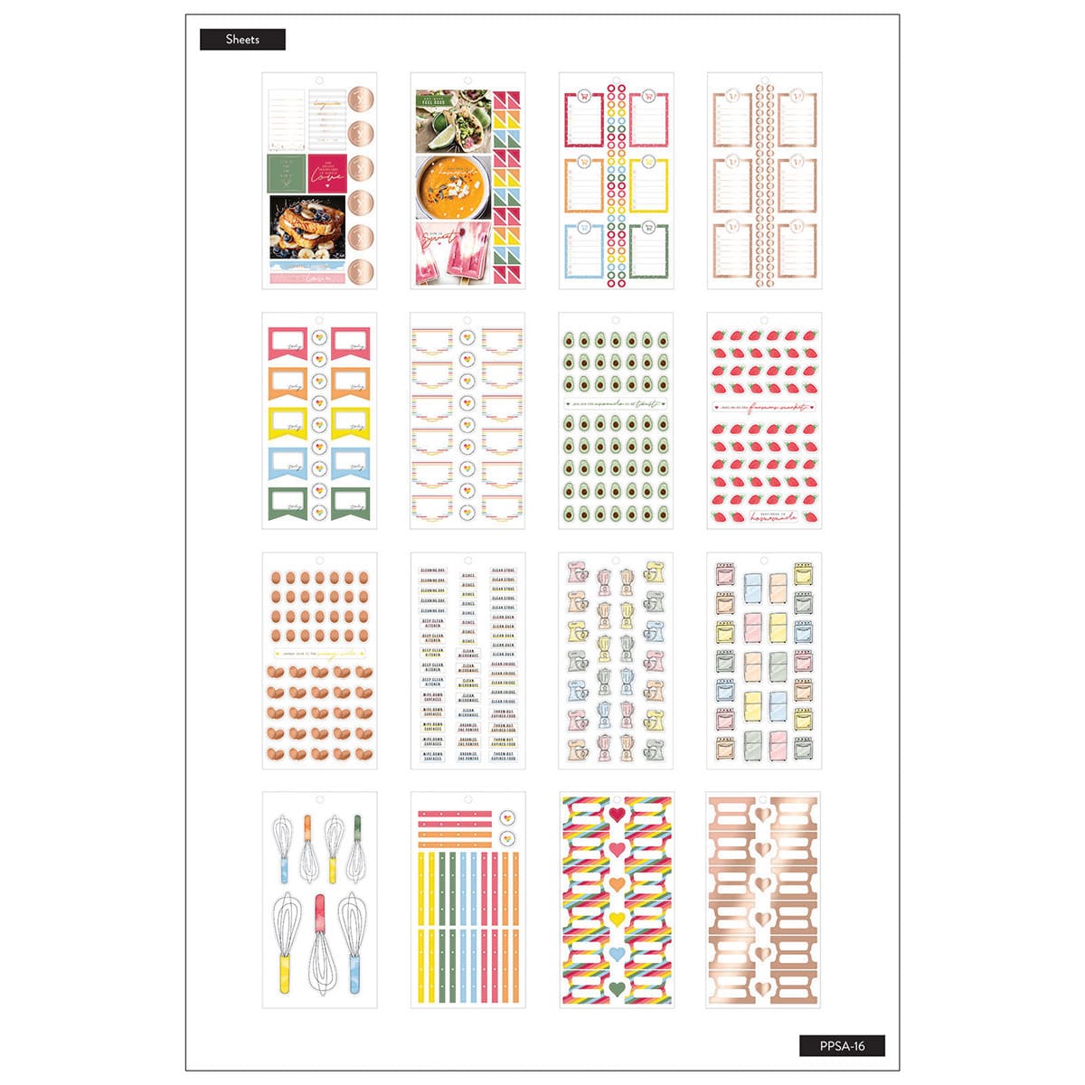 Happy Planner Recipe Accessory Book